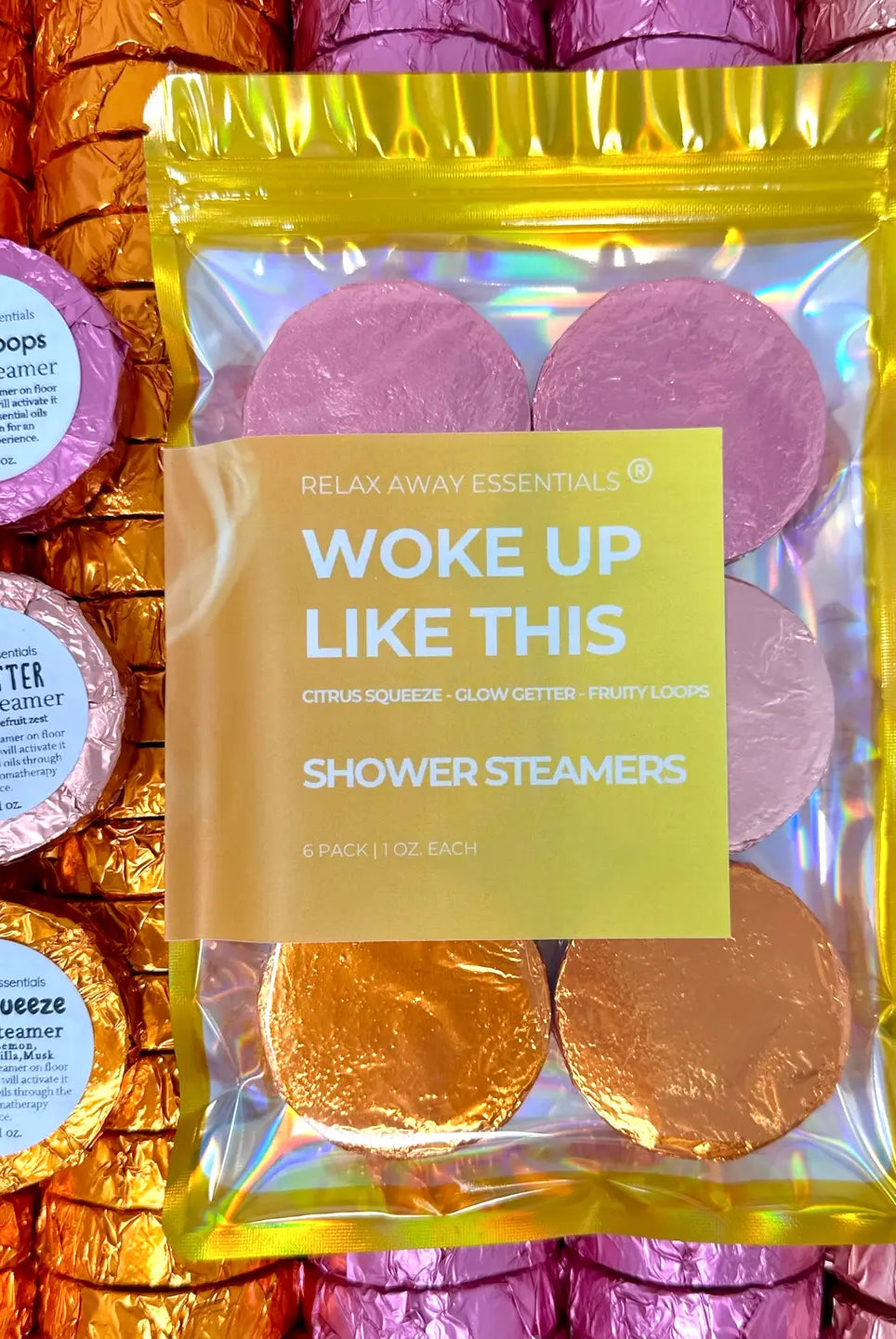 Shop Woke Up Like This Shower Steamers 6 Pack - Made in USA- at Ruby Joy Boutique, a Women's Clothing Store in Pickerington, Ohio