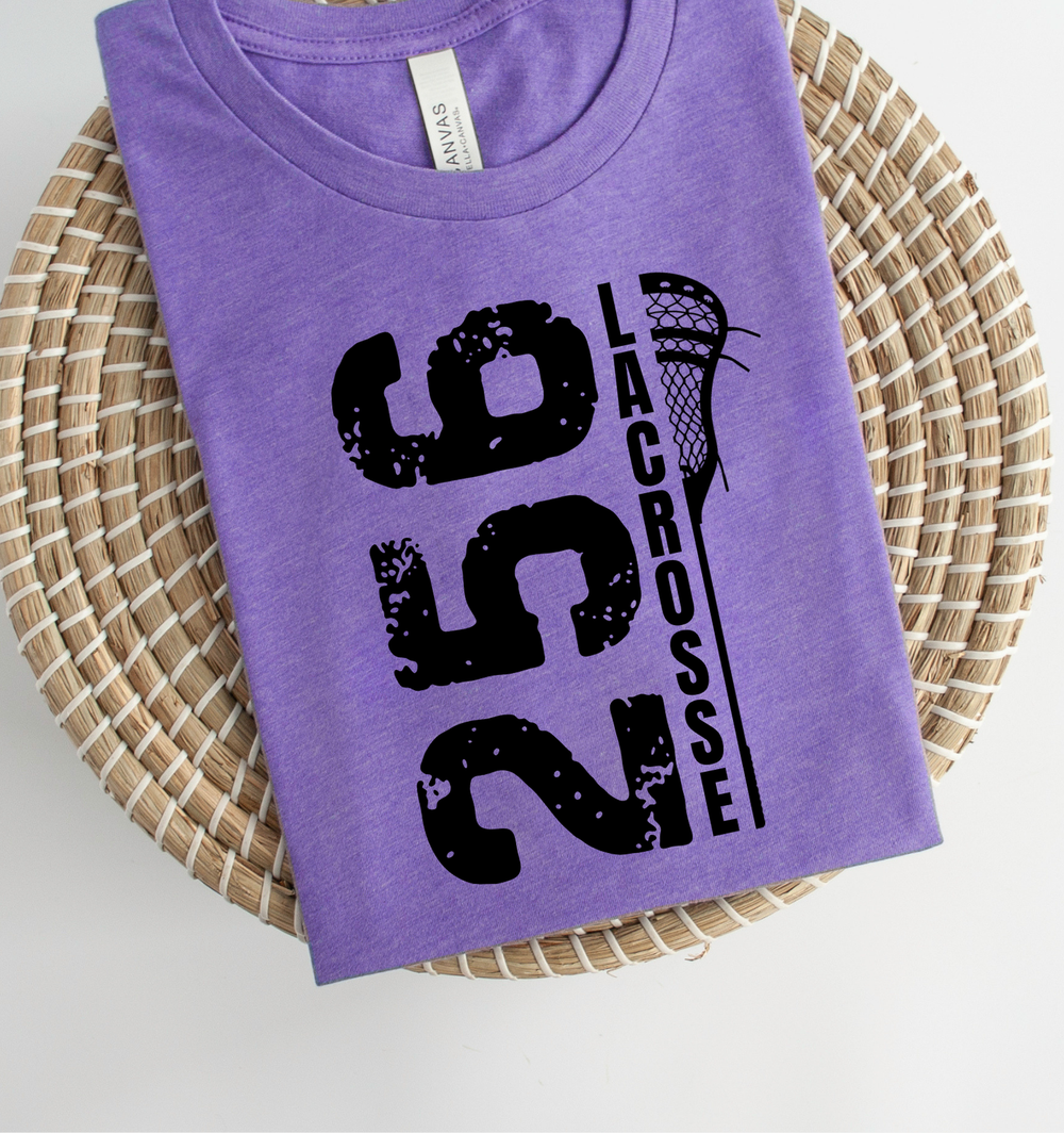 Shop 256 Vertical Lacrosse Stick Graphic Tee-Small at Ruby Joy Boutique, a Women's Clothing Store in Pickerington, Ohio