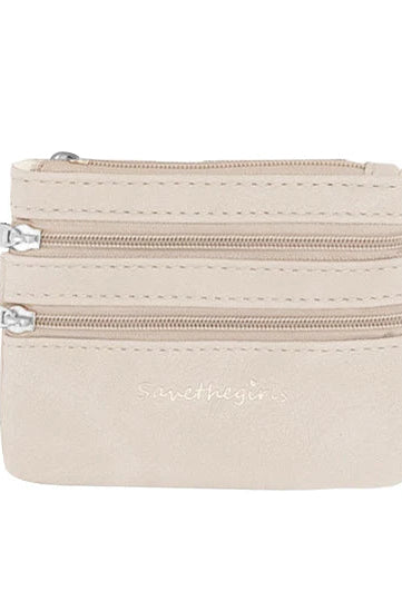Shop Zippered Pouch | Save The Girls-Coin Purse at Ruby Joy Boutique, a Women's Clothing Store in Pickerington, Ohio