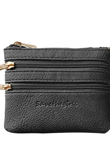 Shop Zippered Pouch | Save The Girls-Coin Purse at Ruby Joy Boutique, a Women's Clothing Store in Pickerington, Ohio