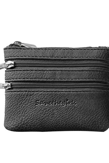 Shop Zippered Pouch | Save The Girls-Coin Purse at Ruby Joy Boutique, a Women's Clothing Store in Pickerington, Ohio