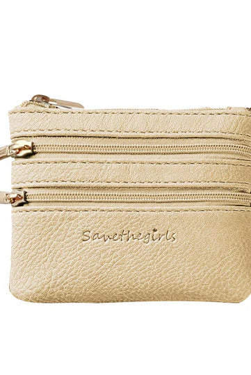 Shop Zippered Pouch | Save The Girls-Coin Purse at Ruby Joy Boutique, a Women's Clothing Store in Pickerington, Ohio