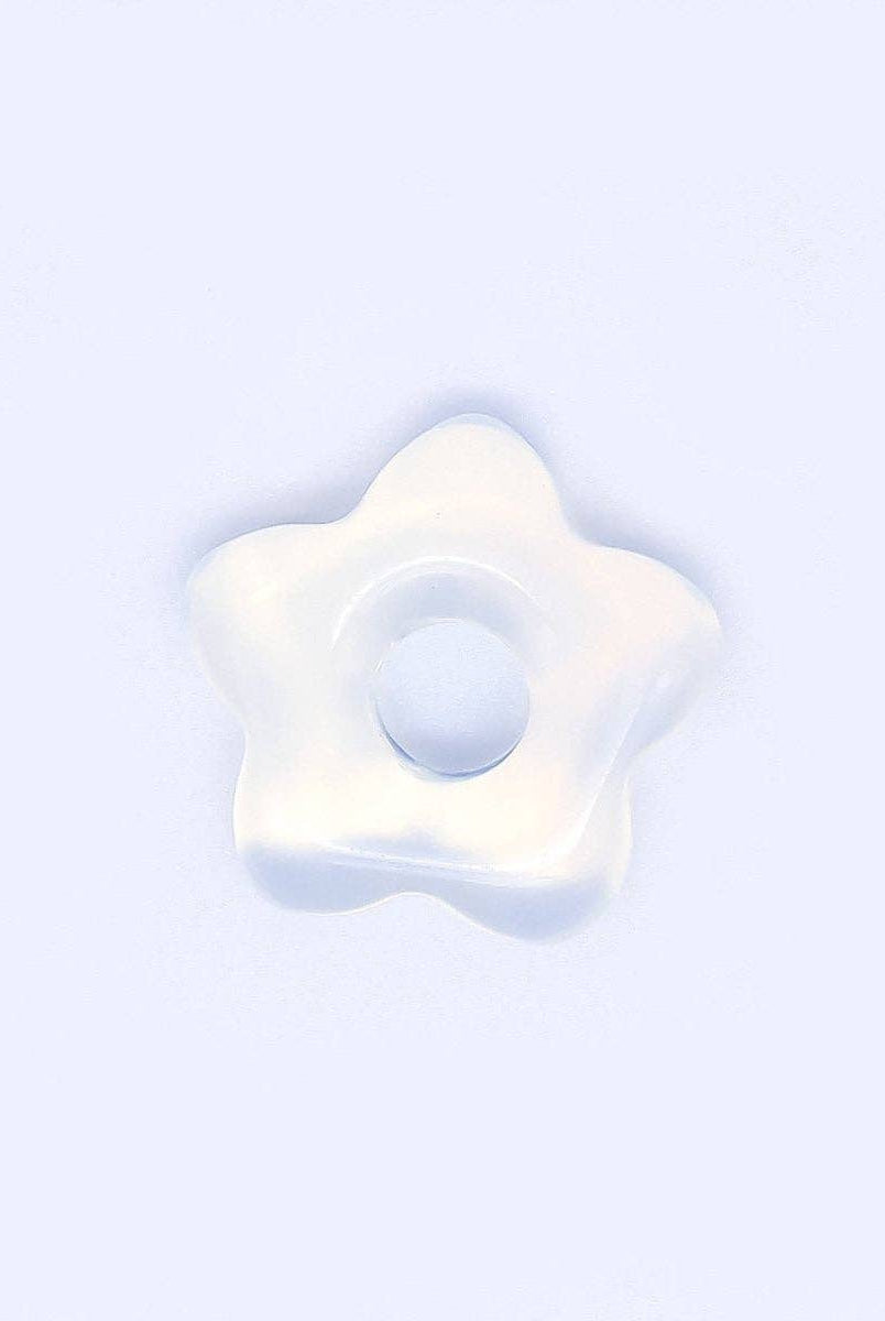 Shop Glass Flower Hoop Earrings- at Ruby Joy Boutique, a Women's Clothing Store in Pickerington, Ohio