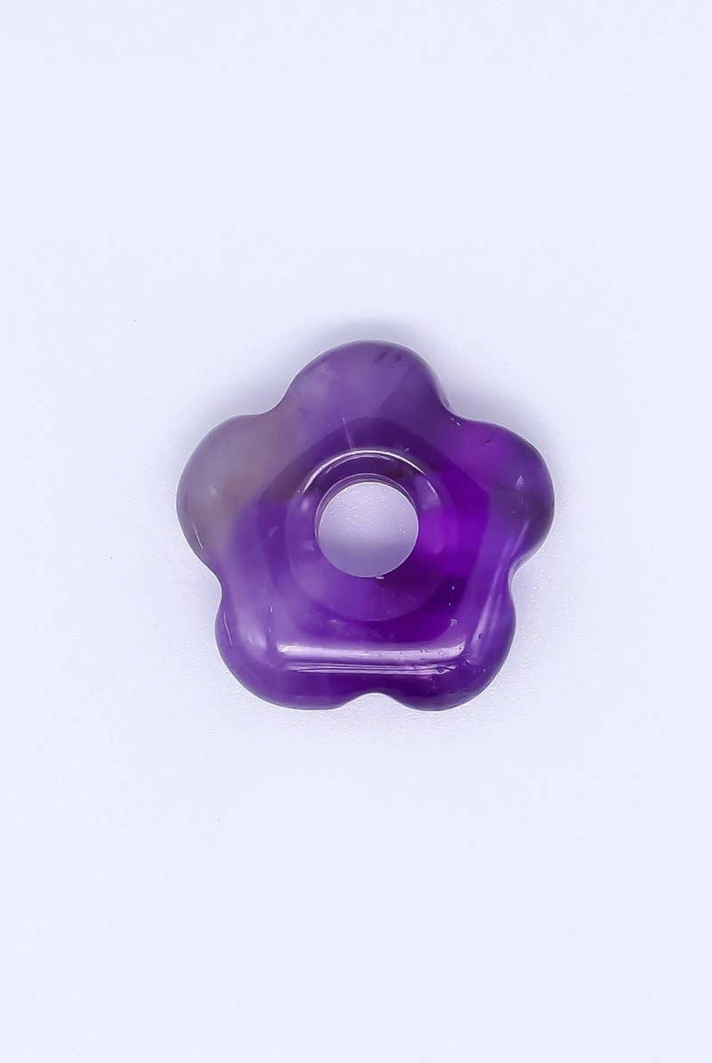 Shop Glass Flower Hoop Earrings- at Ruby Joy Boutique, a Women's Clothing Store in Pickerington, Ohio