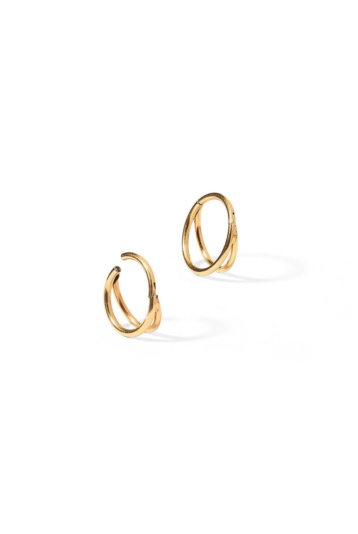 Shop Nylah Huggie Earrings - 10mm Gold- at Ruby Joy Boutique, a Women's Clothing Store in Pickerington, Ohio
