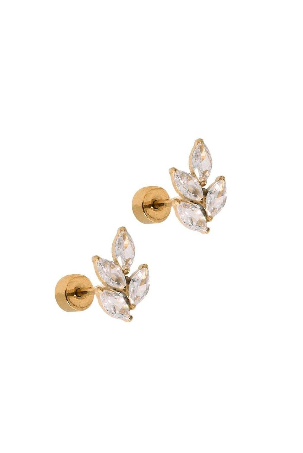 Shop Laurel Screwback Stud Earrings - Gold- at Ruby Joy Boutique, a Women's Clothing Store in Pickerington, Ohio
