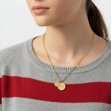 Ohio State Paperclip Chain Charm Necklace