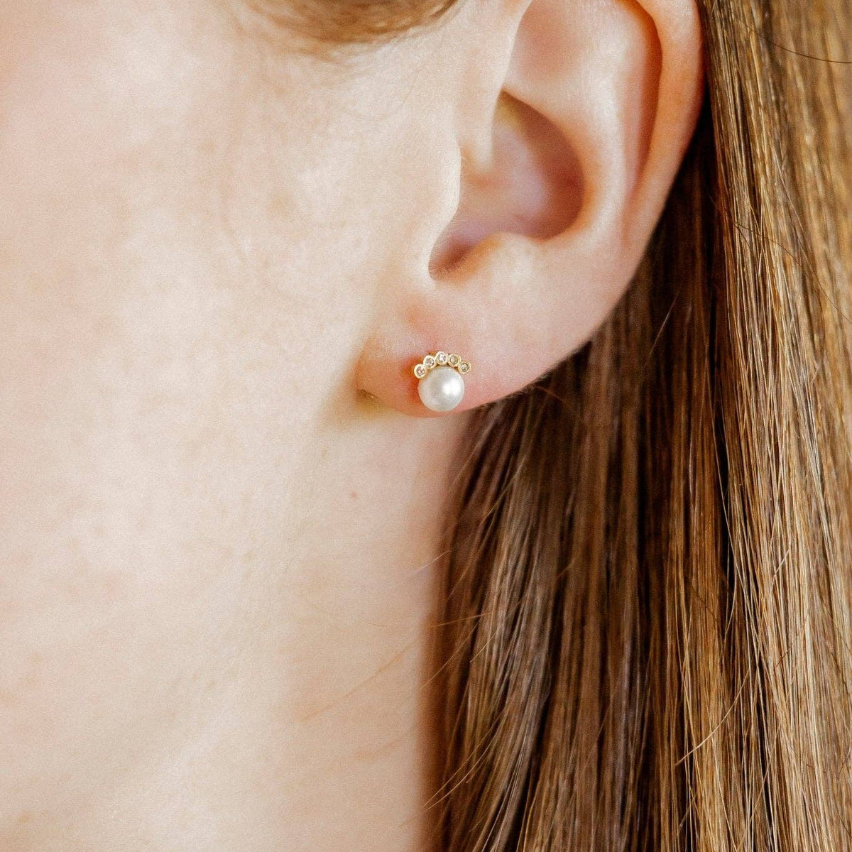 Shop Winnie Pearl Screwback Stud Earrings- at Ruby Joy Boutique, a Women's Clothing Store in Pickerington, Ohio