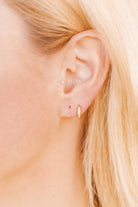 Shop Scarlett Huggie Hoop Earrings - 8mm- at Ruby Joy Boutique, a Women's Clothing Store in Pickerington, Ohio