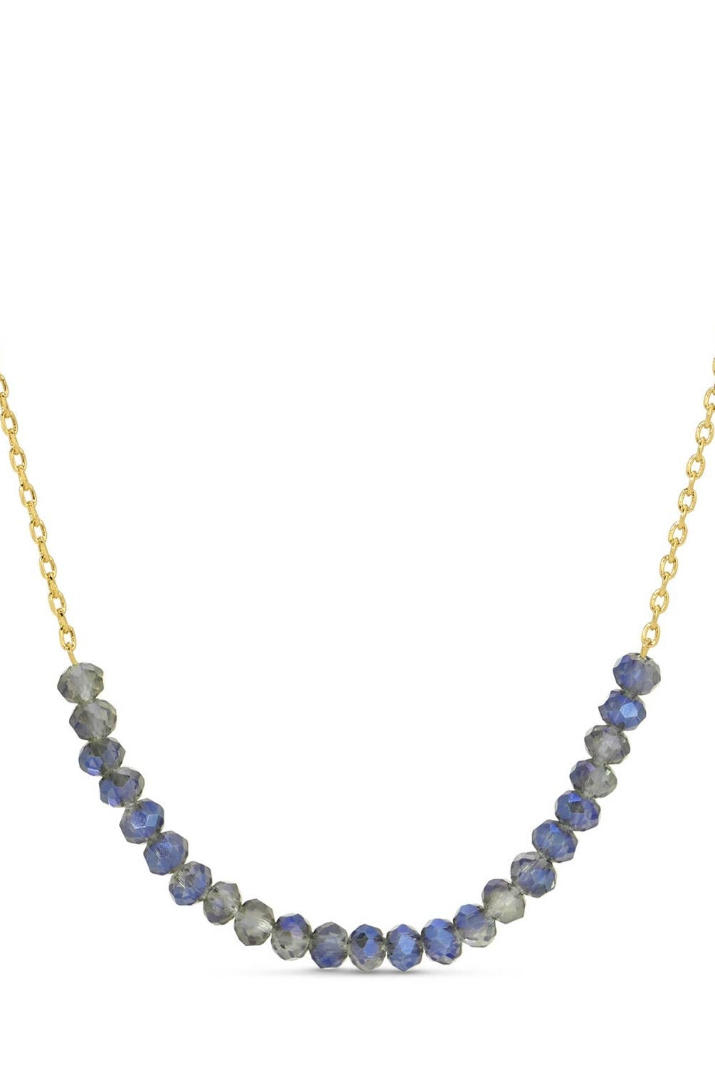 Shop Delicate Crystal Accented Necklace | 3 Colors-Navy at Ruby Joy Boutique, a Women's Clothing Store in Pickerington, Ohio