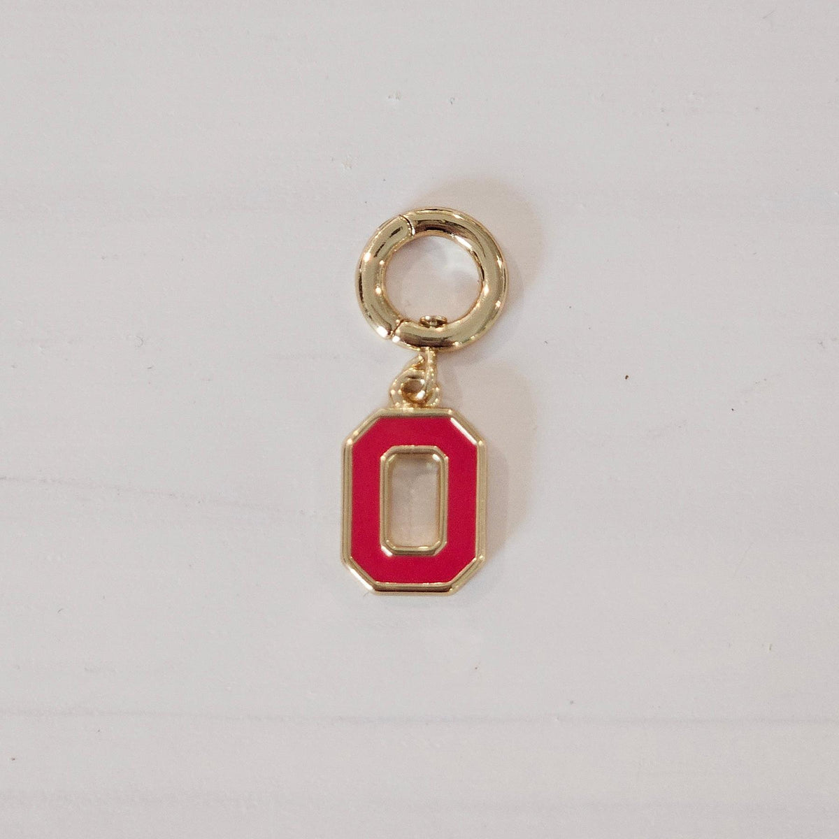 Shop Ohio State Logo Charm- at Ruby Joy Boutique, a Women's Clothing Store in Pickerington, Ohio