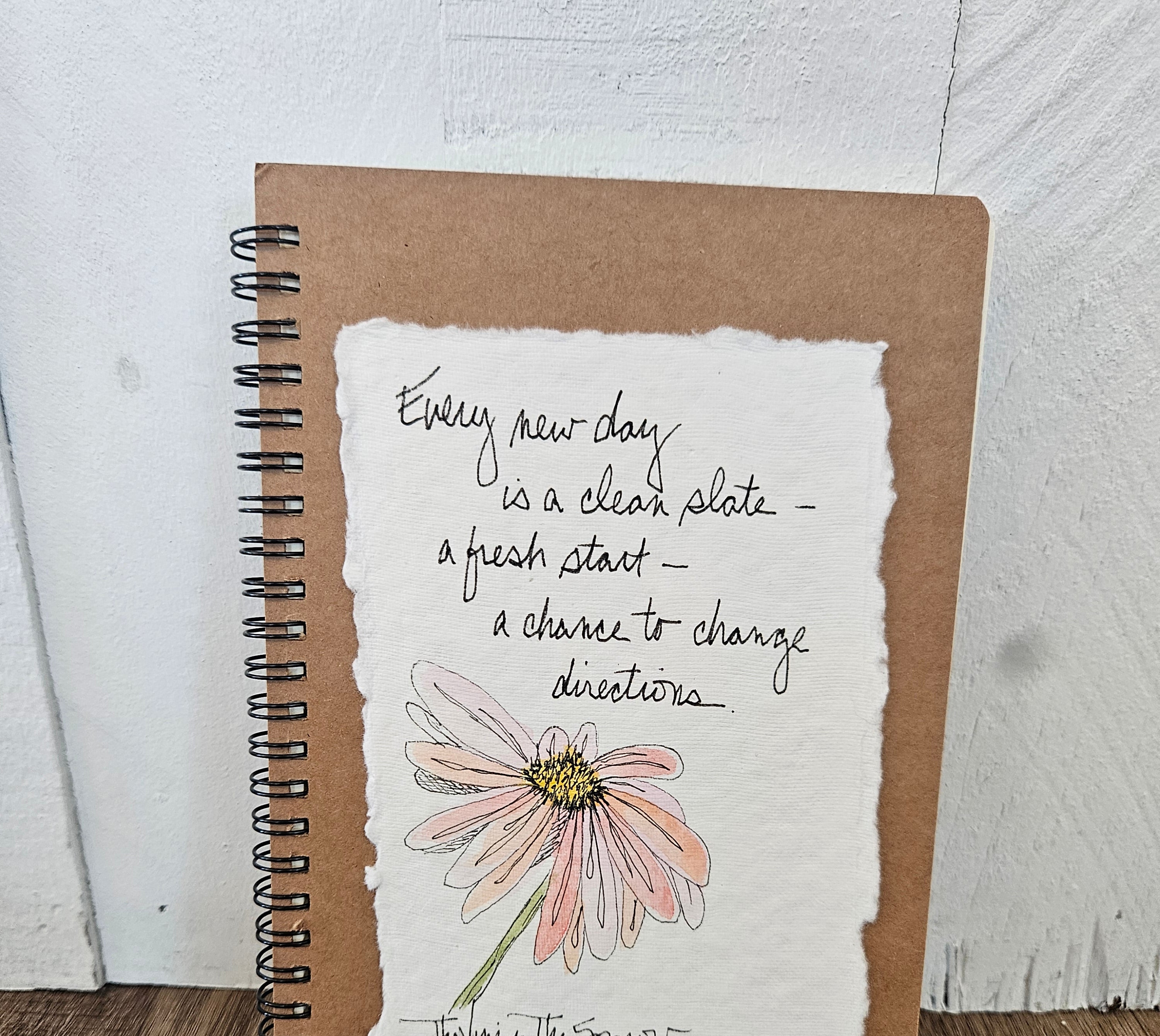 Shop Hand-Painted Watercolor Journal | Spiral Notebook-Every Day Is at Ruby Joy Boutique, a Women's Clothing Store in Pickerington, Ohio