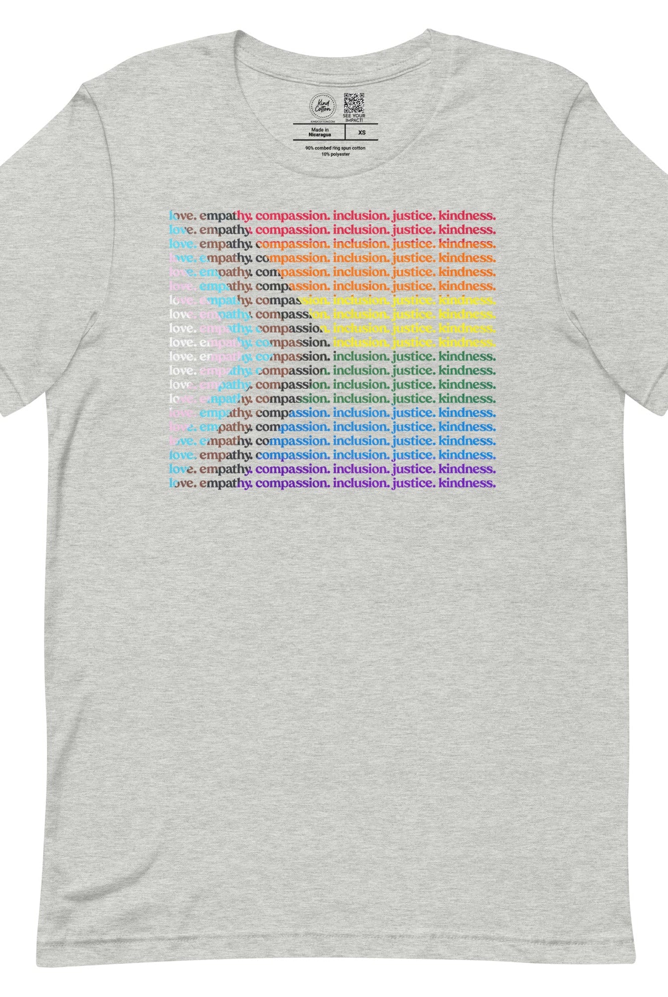 Shop 'Kindness Is' Progress Classic Tee-XS at Ruby Joy Boutique, a Women's Clothing Store in Pickerington, Ohio