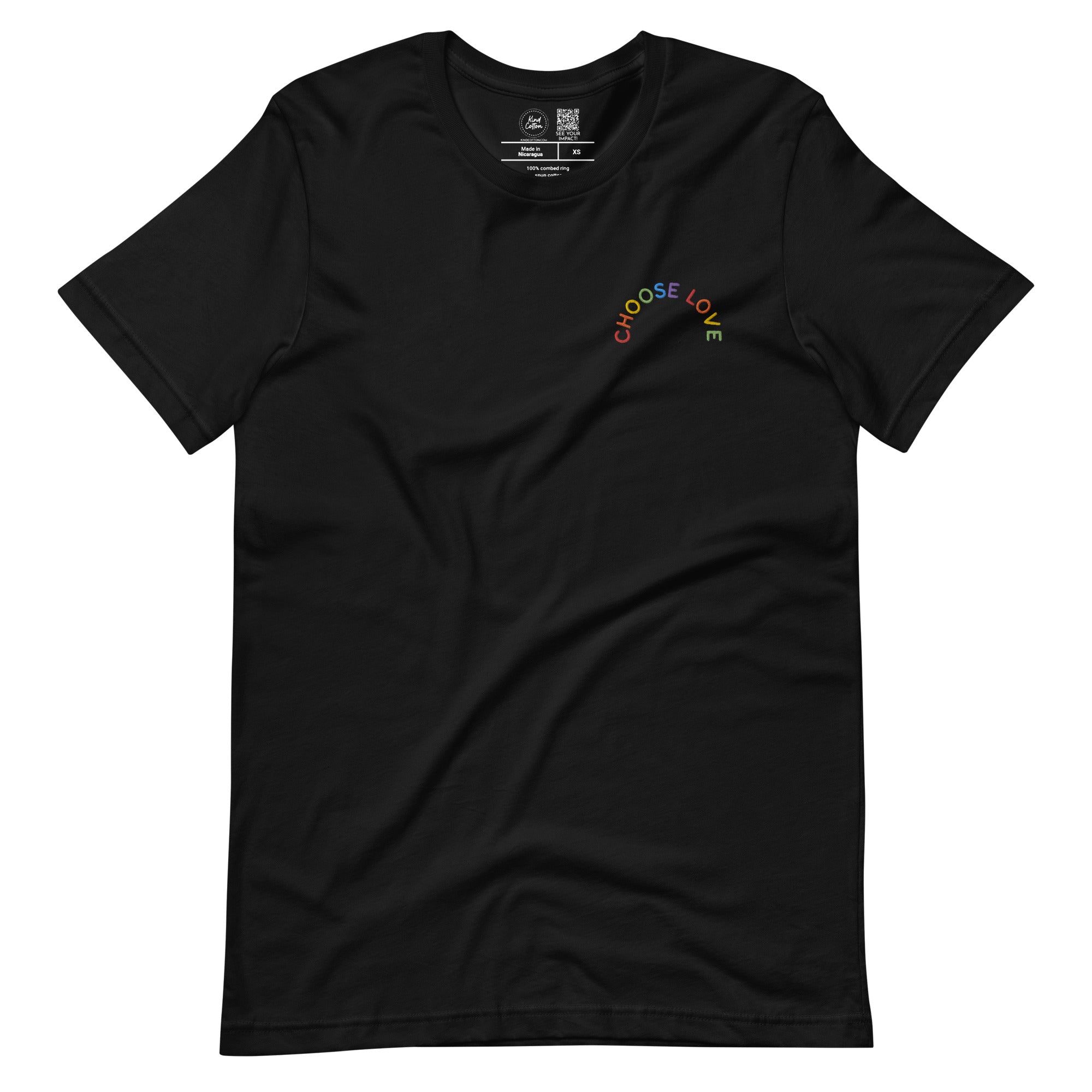 Choose Love Embroidered Classic Tee | Kind Cotton