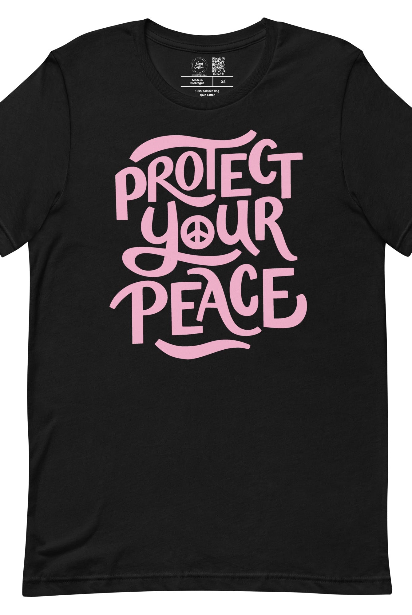 Shop Protect Your Peace Classic Tee-Black at Ruby Joy Boutique, a Women's Clothing Store in Pickerington, Ohio