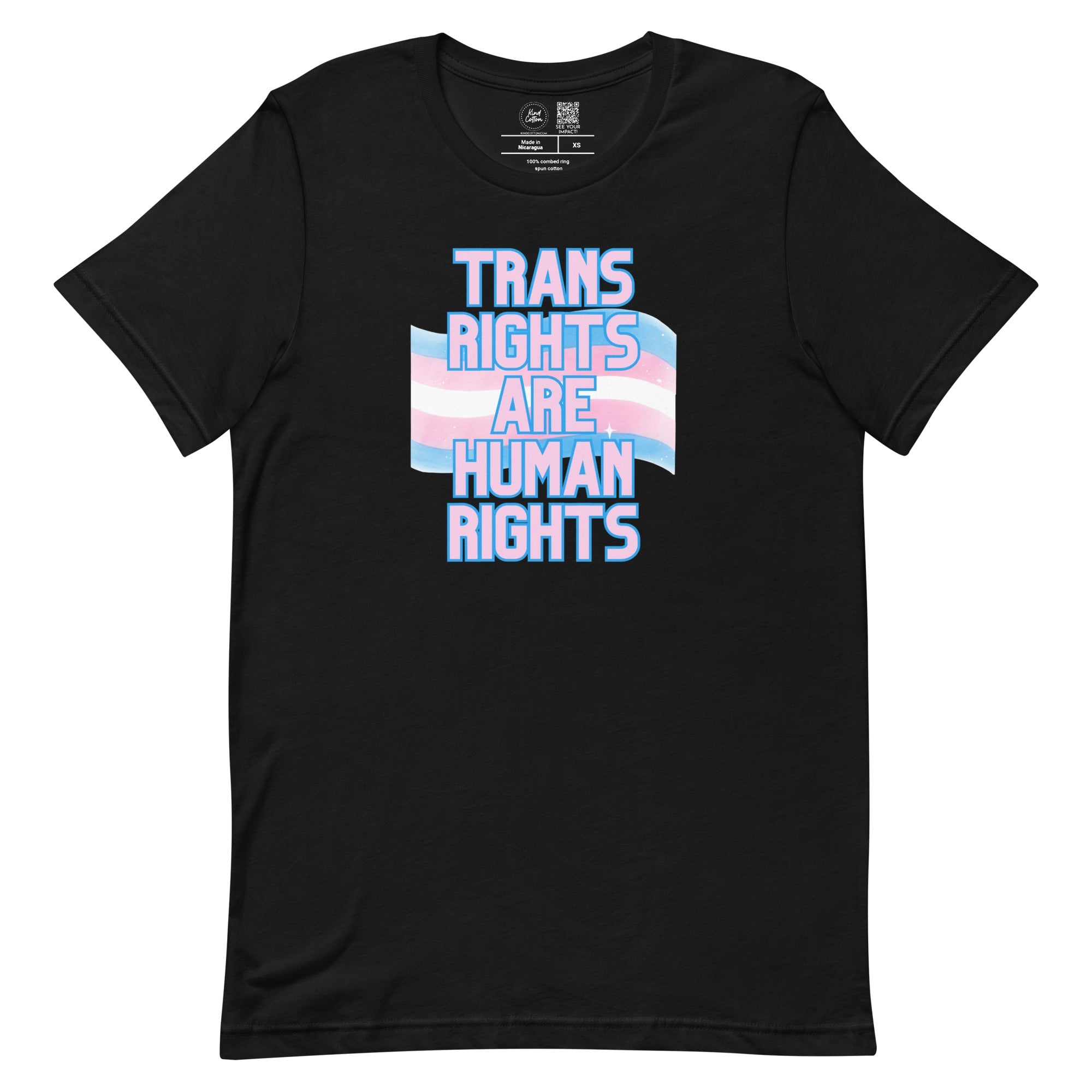 Shop Trans Rights are Human Rights Classic Tee-Black at Ruby Joy Boutique, a Women's Clothing Store in Pickerington, Ohio