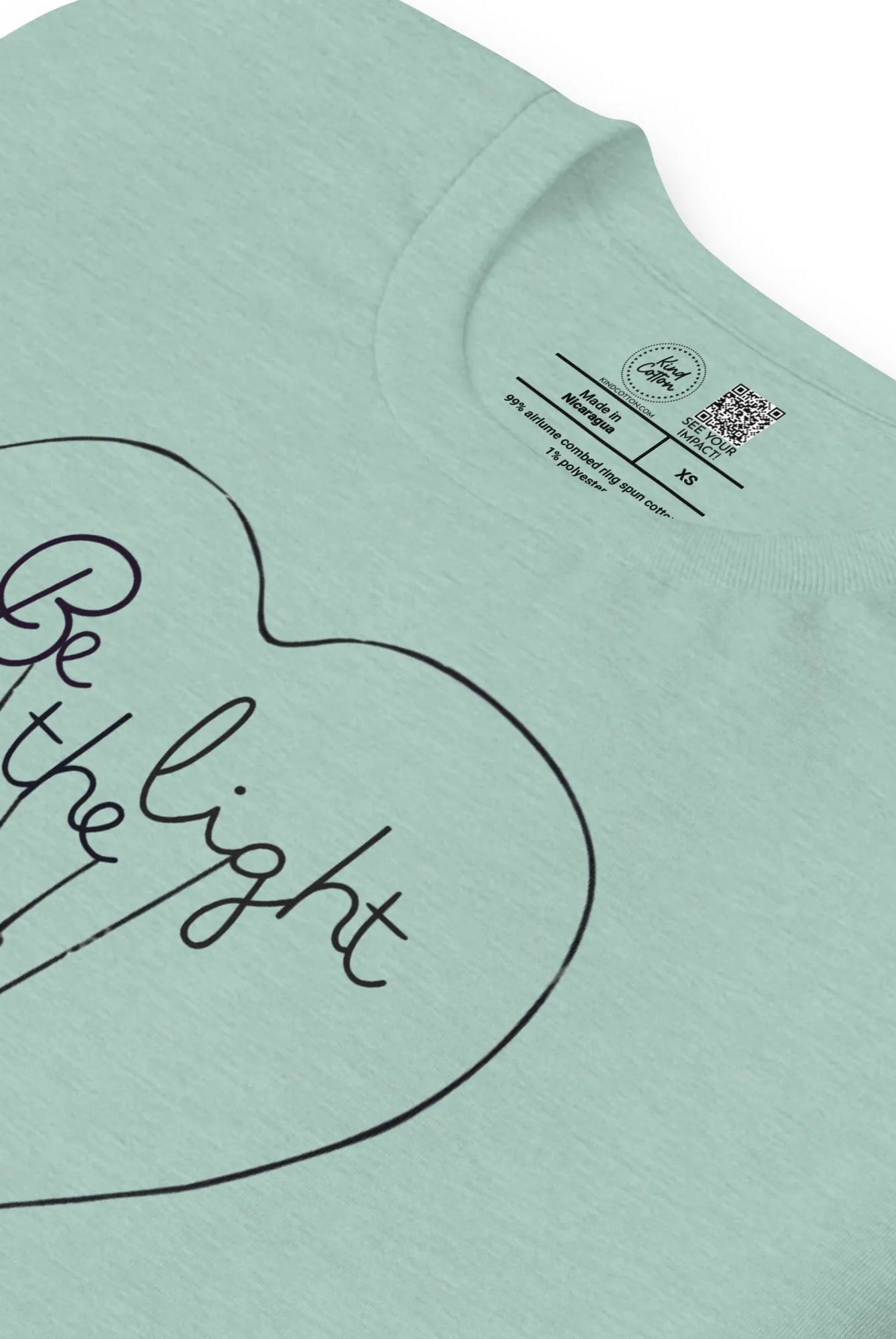 Shop Be The Light Classic Tee | Kind Cotton- at Ruby Joy Boutique, a Women's Clothing Store in Pickerington, Ohio