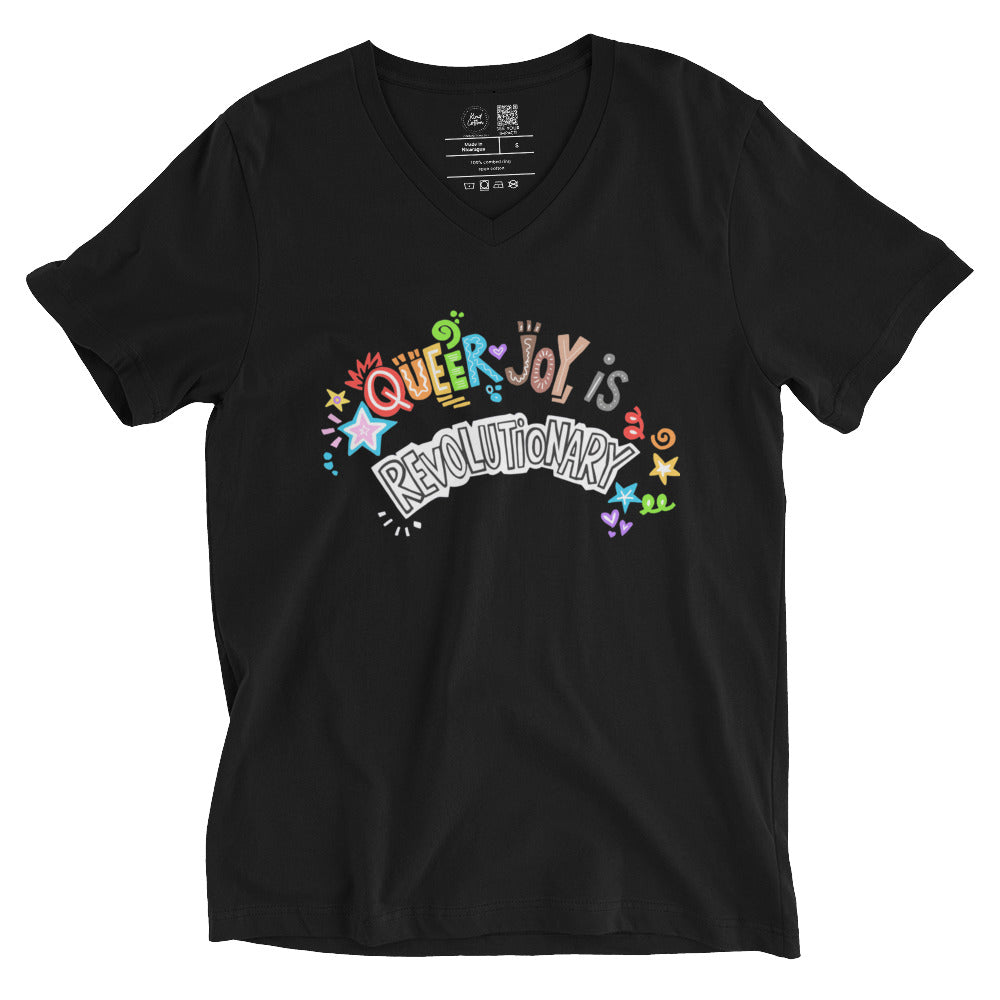 Shop Queer Joy is Revolutionary Classic Tee-Black at Ruby Joy Boutique, a Women's Clothing Store in Pickerington, Ohio