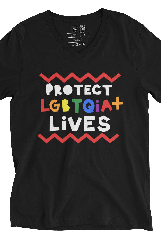 Shop Protect LGBTQIA+ Lives Classic Tee-Black at Ruby Joy Boutique, a Women's Clothing Store in Pickerington, Ohio