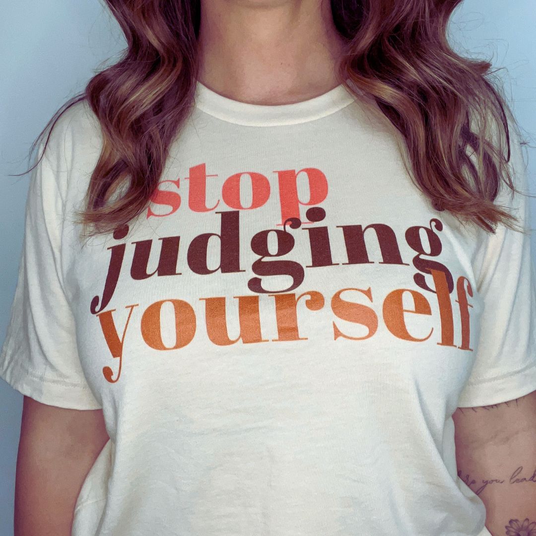 Shop Start Loving Yourself Classic Tee- at Ruby Joy Boutique, a Women's Clothing Store in Pickerington, Ohio