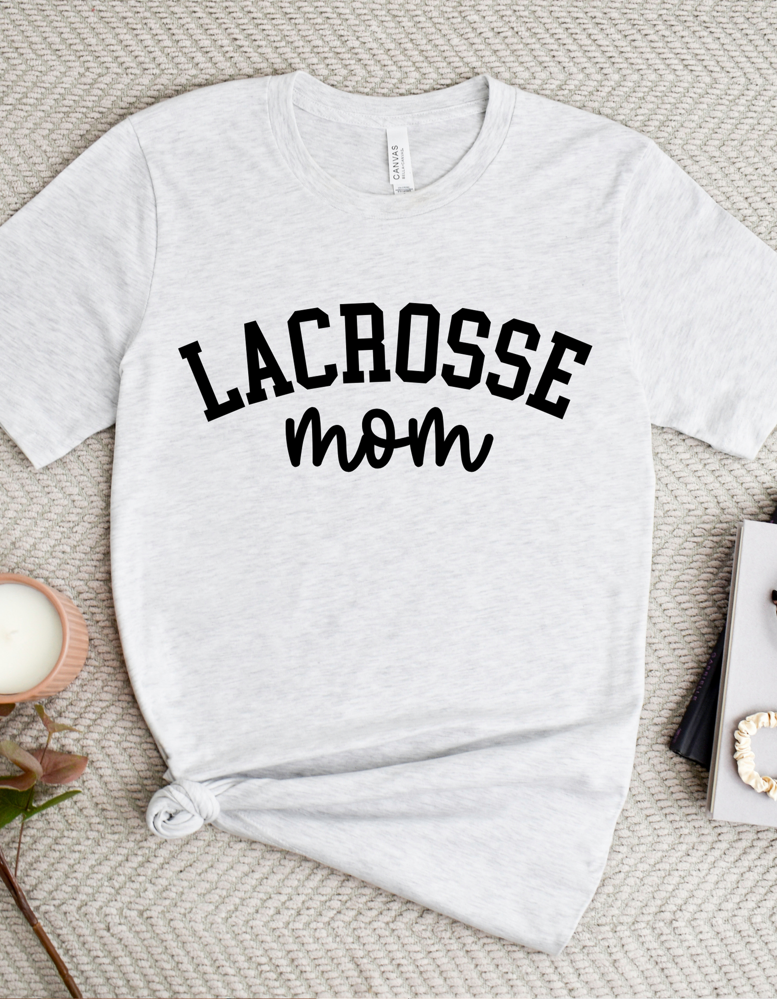 Shop 256 Lacrosse Custom Text Graphic Tee-Small at Ruby Joy Boutique, a Women's Clothing Store in Pickerington, Ohio