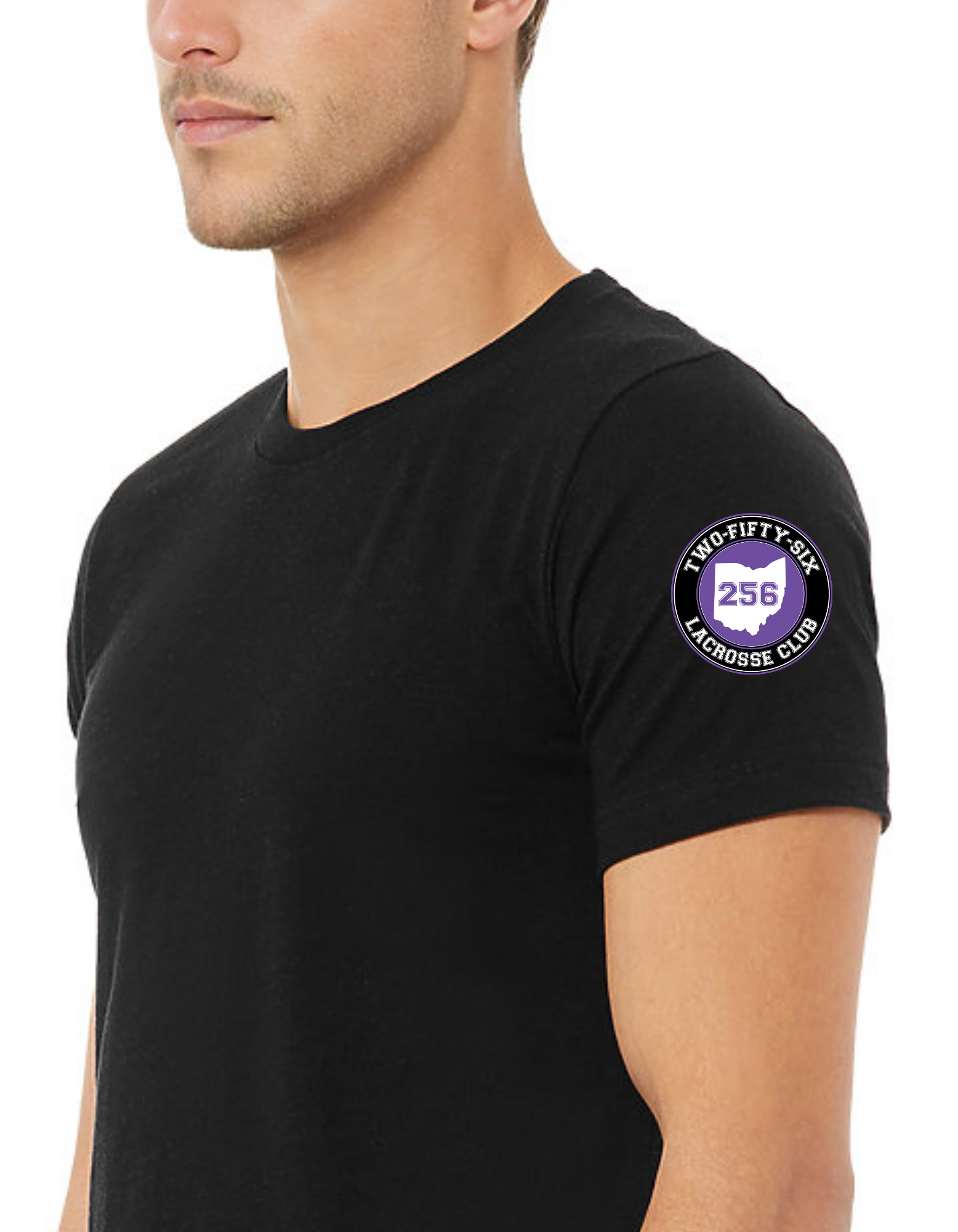 Shop 256 Lacrosse Custom Text Graphic Tee- at Ruby Joy Boutique, a Women's Clothing Store in Pickerington, Ohio