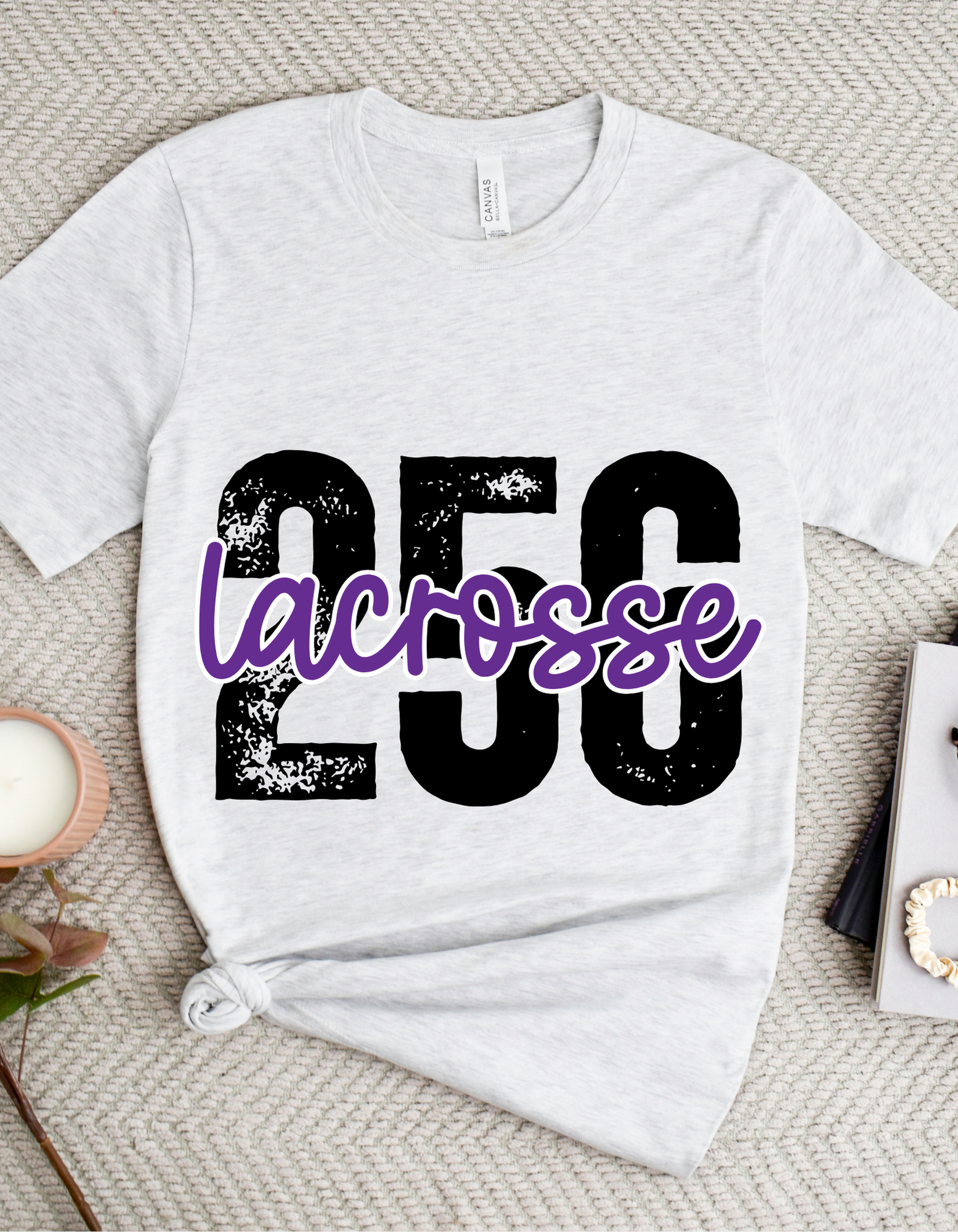 Shop 256 Lacrosse Playful Script Graphic Tee-Small at Ruby Joy Boutique, a Women's Clothing Store in Pickerington, Ohio