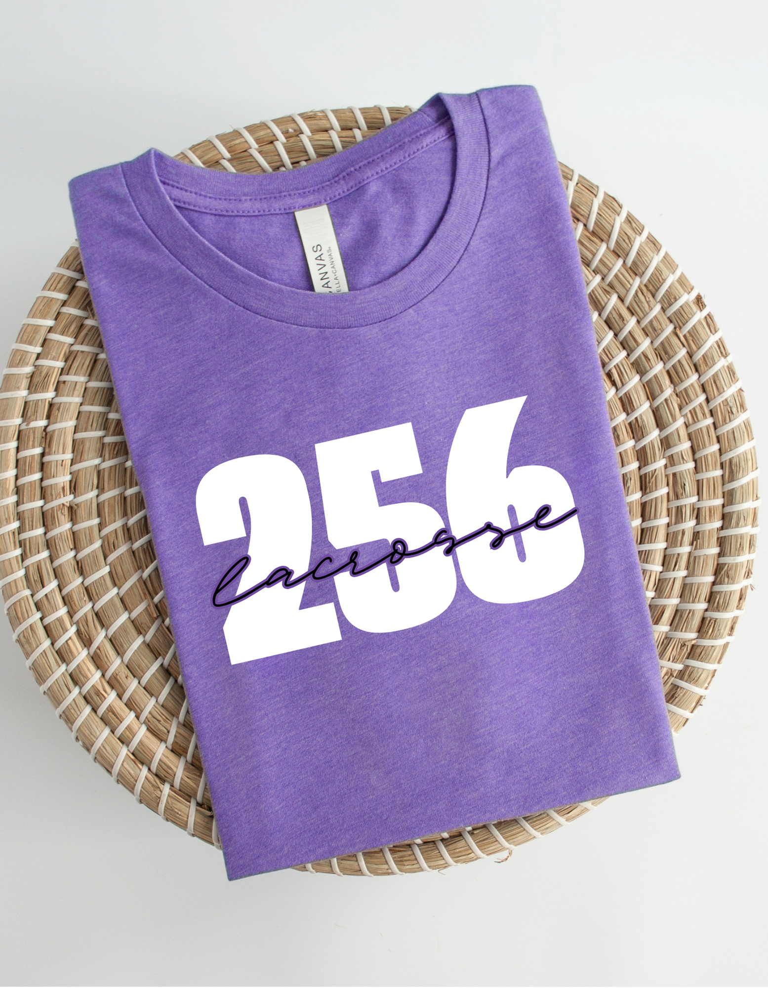 Shop 256 Lacrosse Script Graphic Tee-Small at Ruby Joy Boutique, a Women's Clothing Store in Pickerington, Ohio