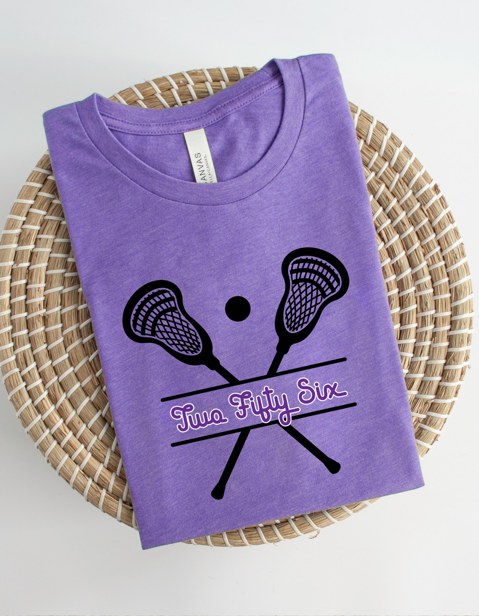 Shop 256 Lacrosse Sticks Graphic Tee-Small at Ruby Joy Boutique, a Women's Clothing Store in Pickerington, Ohio