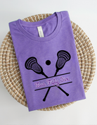 Shop 256 Lacrosse Sticks Graphic Tee-Small at Ruby Joy Boutique, a Women's Clothing Store in Pickerington, Ohio