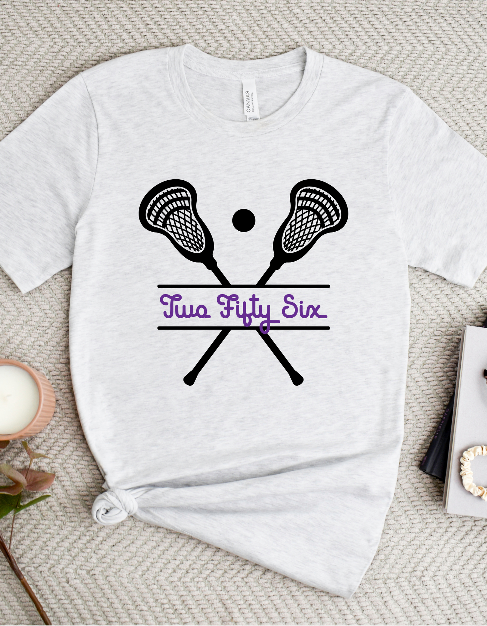 Shop 256 Lacrosse Sticks Graphic Tee-Small at Ruby Joy Boutique, a Women's Clothing Store in Pickerington, Ohio