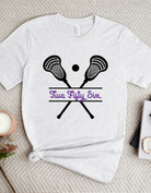 Shop 256 Lacrosse Sticks Graphic Tee-Small at Ruby Joy Boutique, a Women's Clothing Store in Pickerington, Ohio