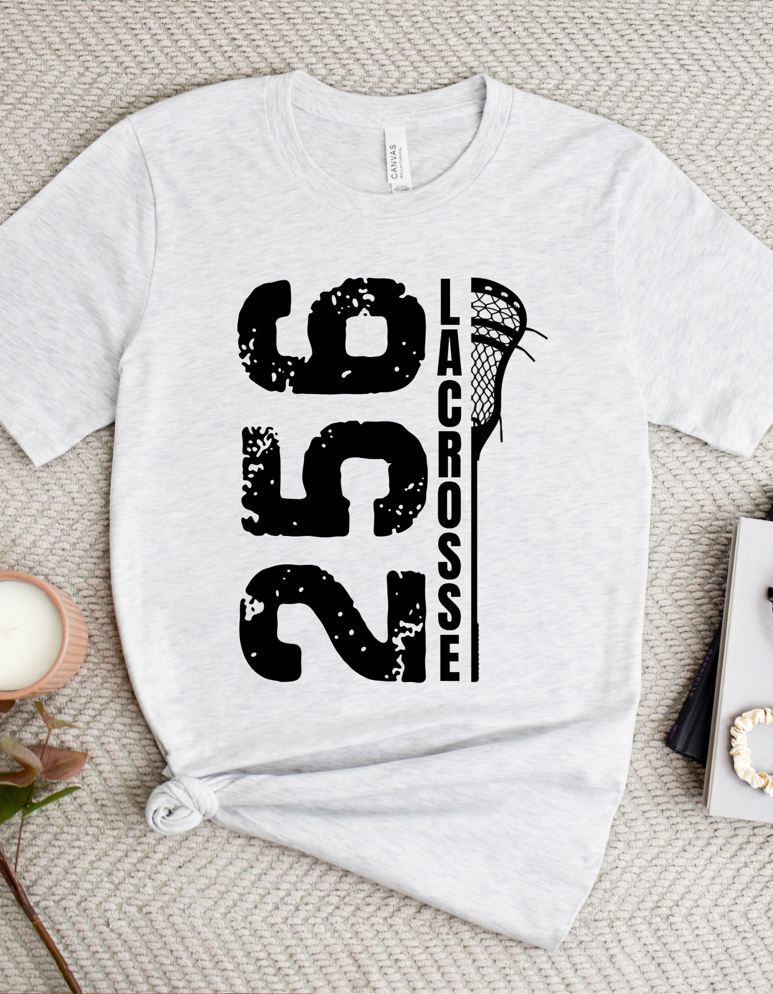 Shop 256 Vertical Lacrosse Stick Graphic Tee-Small at Ruby Joy Boutique, a Women's Clothing Store in Pickerington, Ohio