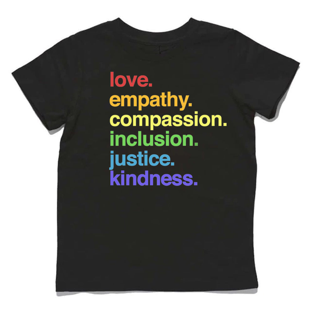 'Kindness Is' Pride Kids Tee | Kind Cotton