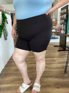 Shop 6" Biker Shorts with Pockets-Bike shorts at Ruby Joy Boutique, a Women's Clothing Store in Pickerington, Ohio