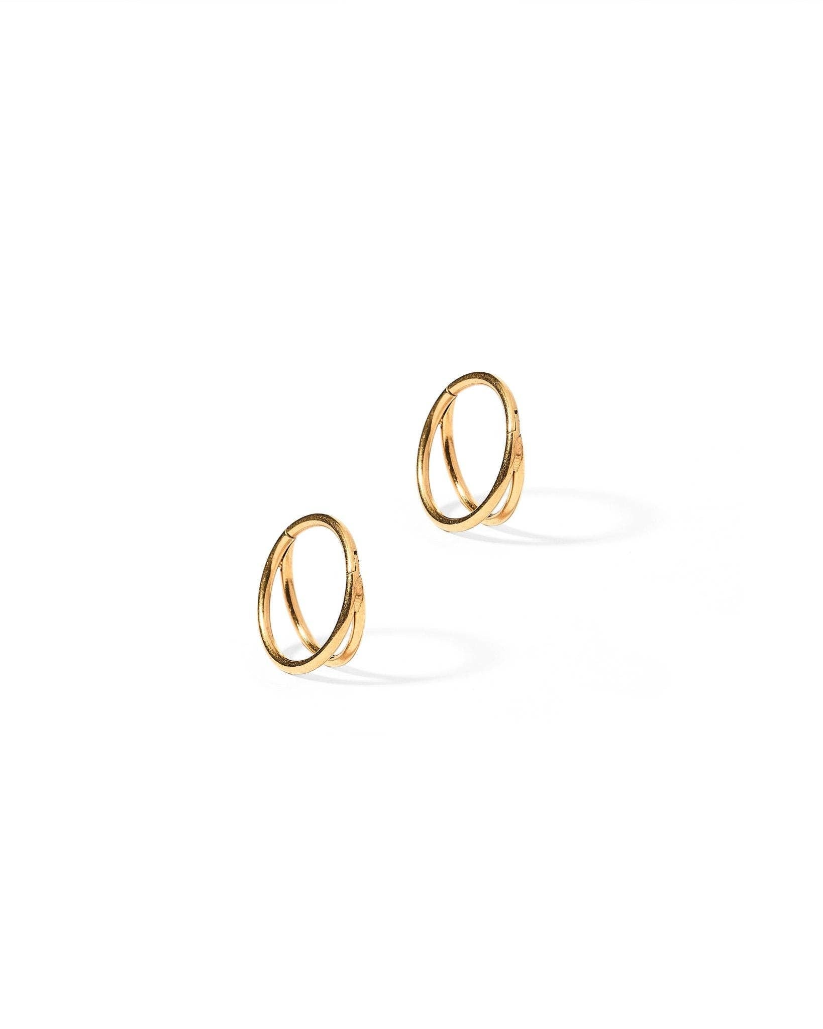 Shop Nylah Huggie Earrings - 10mm Gold- at Ruby Joy Boutique, a Women's Clothing Store in Pickerington, Ohio