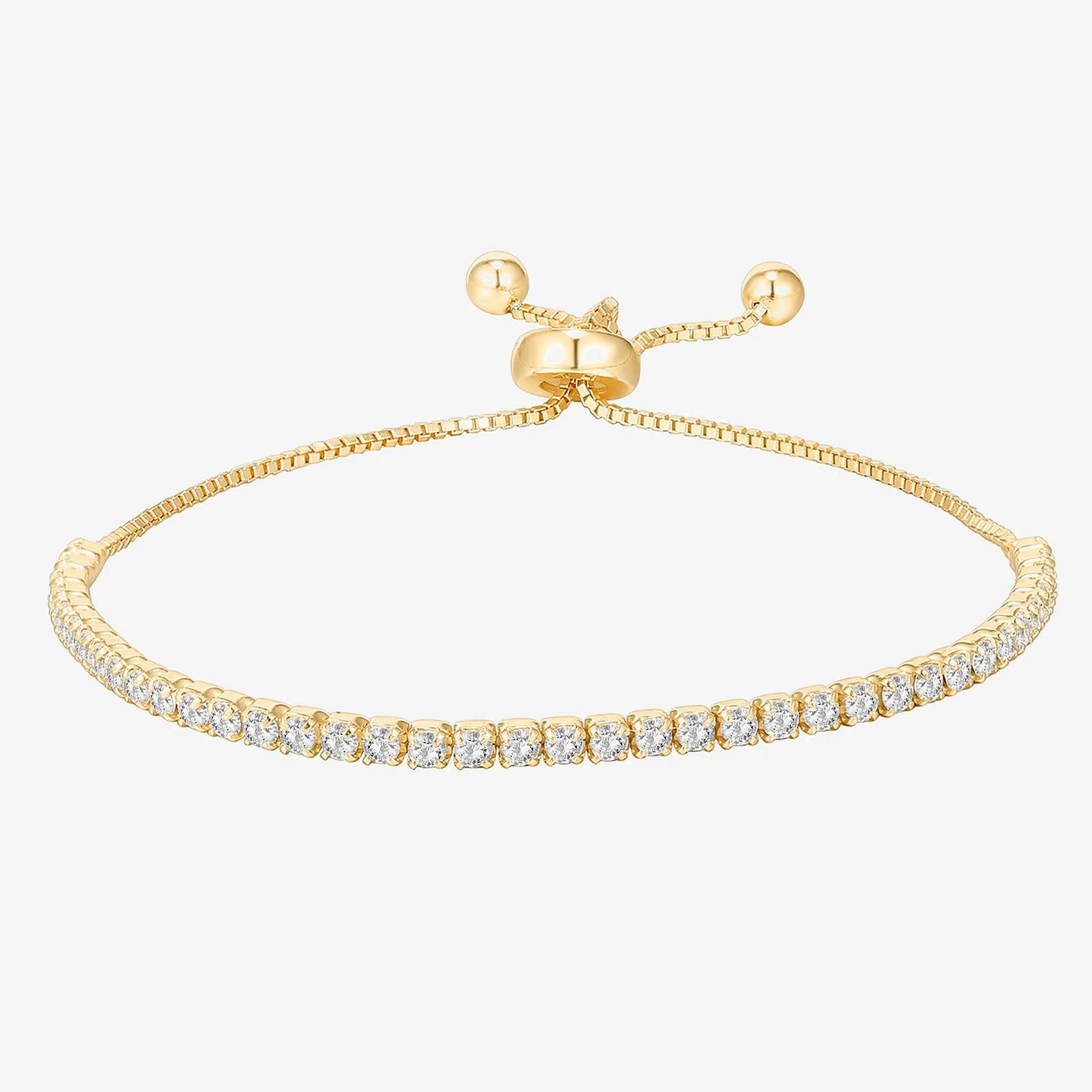 Shop Adjustable Tennis Bracelet-Bracelets at Ruby Joy Boutique, a Women's Clothing Store in Pickerington, Ohio