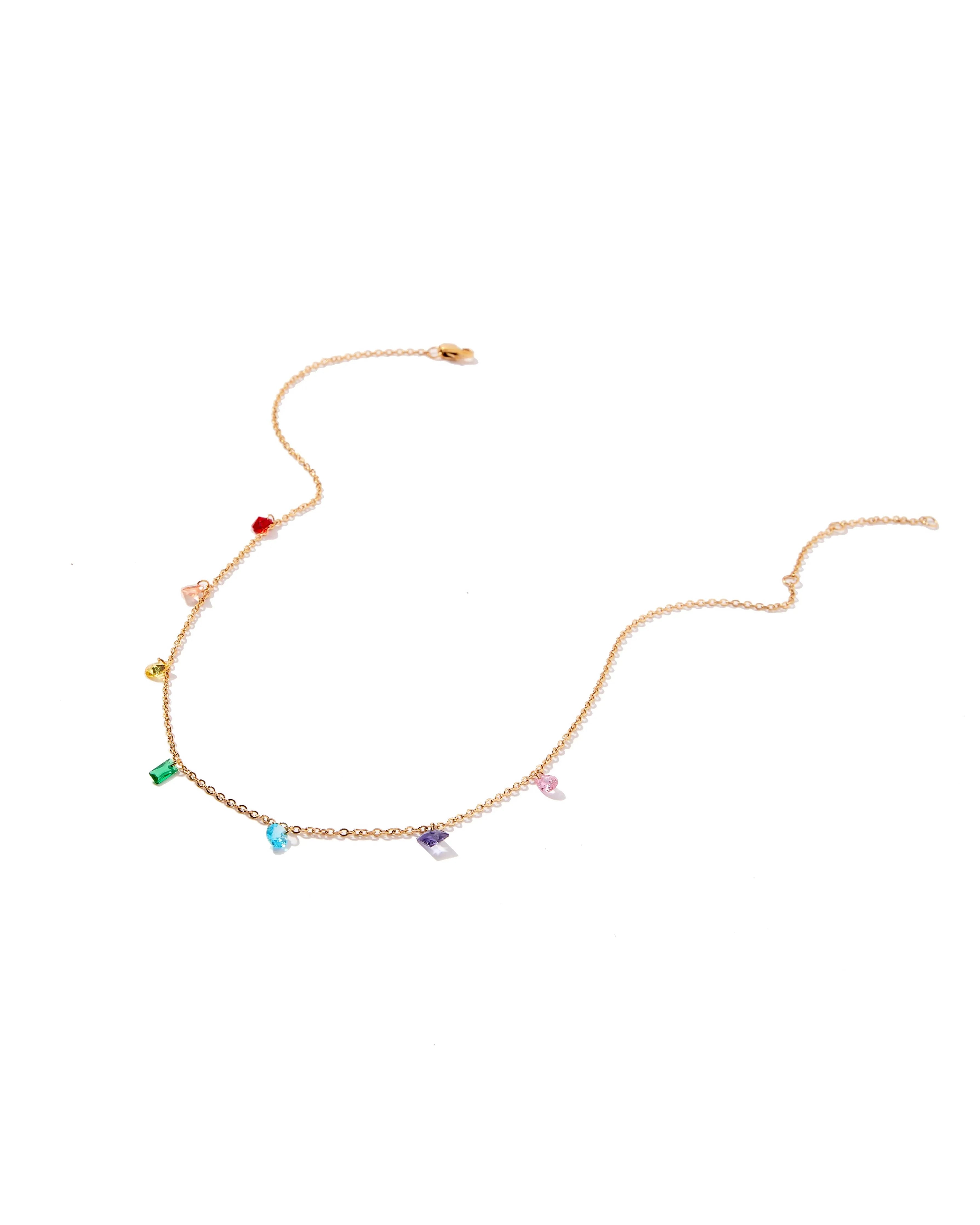 Shop Allegra Multicolor Stone Necklace- at Ruby Joy Boutique, a Women's Clothing Store in Pickerington, Ohio
