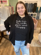 Shop Alpine Breeze Eyelet Cardigan - Black-Cardigan at Ruby Joy Boutique, a Women's Clothing Store in Pickerington, Ohio