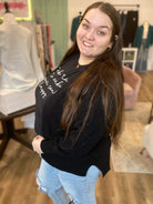 Shop Alpine Breeze Eyelet Cardigan - Black-Cardigan at Ruby Joy Boutique, a Women's Clothing Store in Pickerington, Ohio