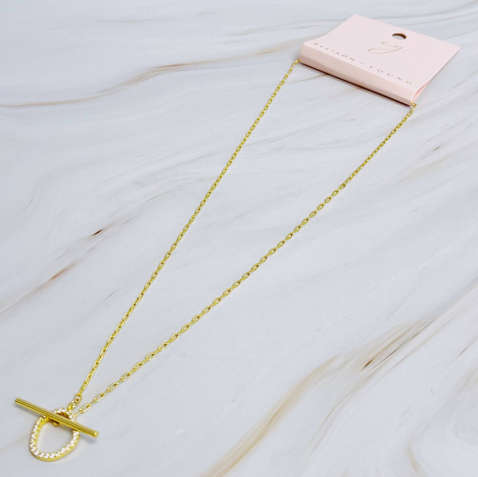 Shop Amelia Dainty Toggle Necklace- at Ruby Joy Boutique, a Women's Clothing Store in Pickerington, Ohio