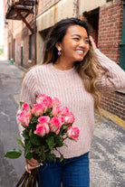 Shop Amora Heart Earrings - Purple- at Ruby Joy Boutique, a Women's Clothing Store in Pickerington, Ohio