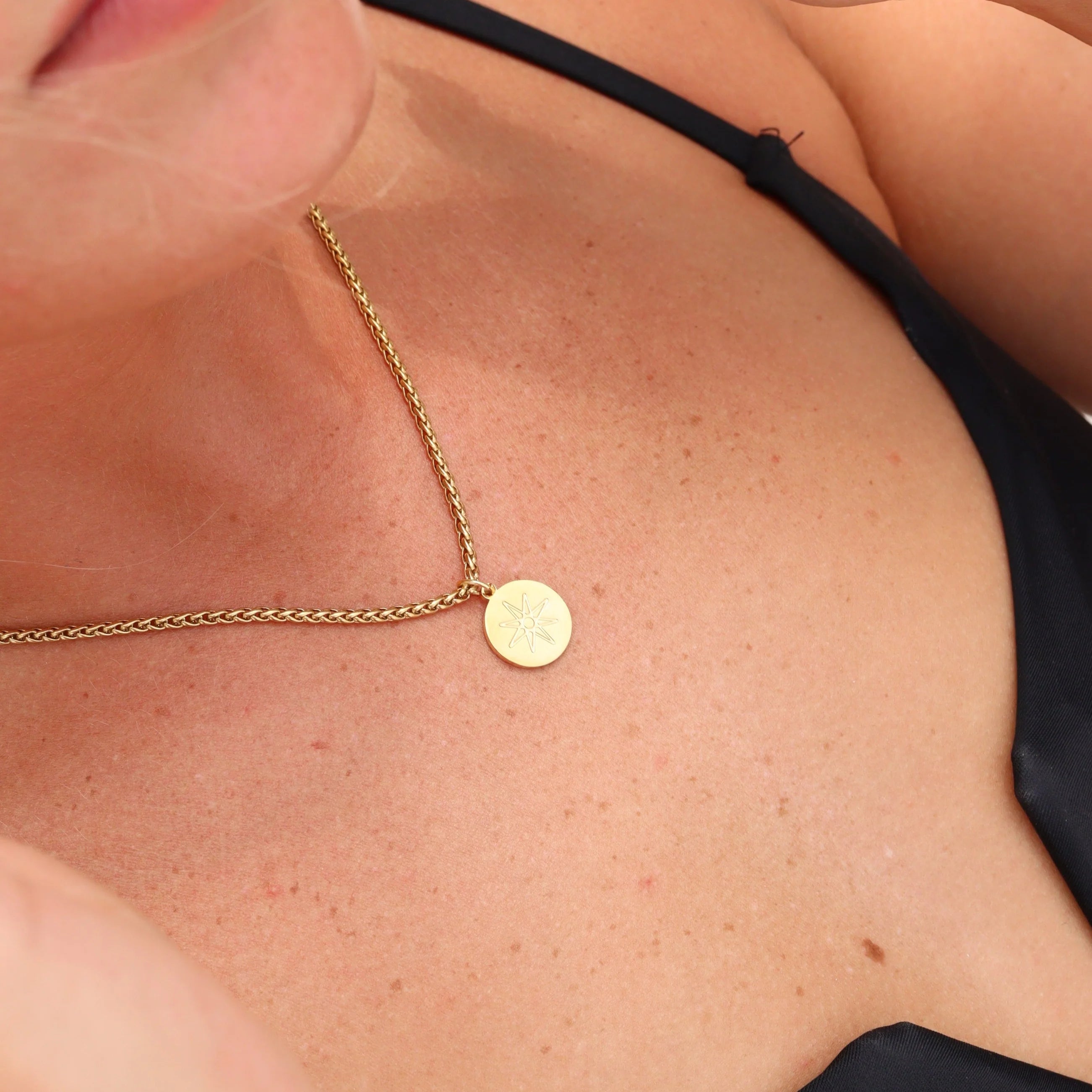 Shop Atomic Circle Charm- at Ruby Joy Boutique, a Women's Clothing Store in Pickerington, Ohio