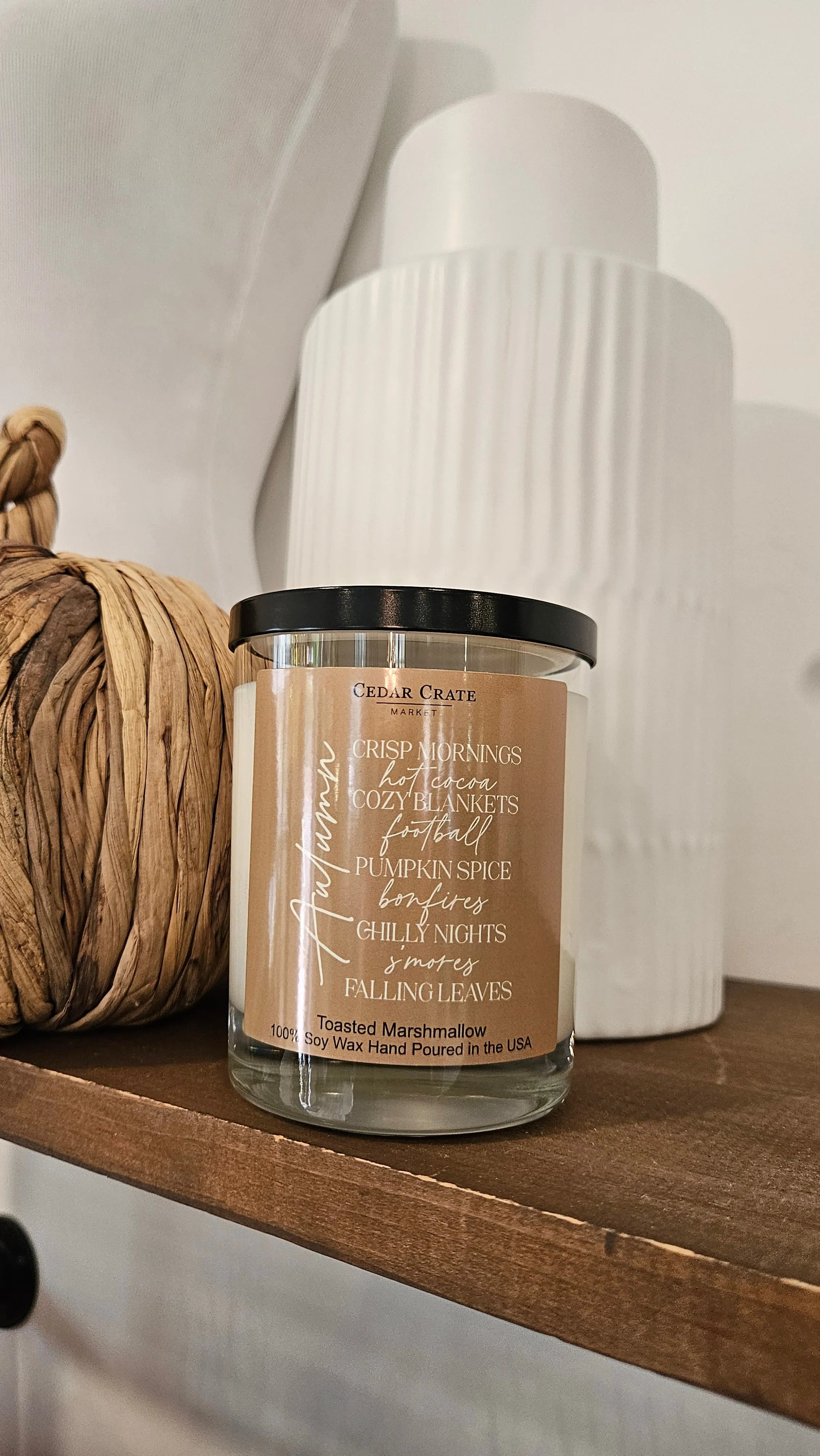 Shop Autumn Season | Toasted Marshmallow Soy Candle- at Ruby Joy Boutique, a Women's Clothing Store in Pickerington, Ohio