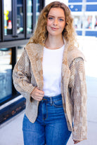 Shop Autumn Vibes Cable Knit Cardigan-Cardigan at Ruby Joy Boutique, a Women's Clothing Store in Pickerington, Ohio