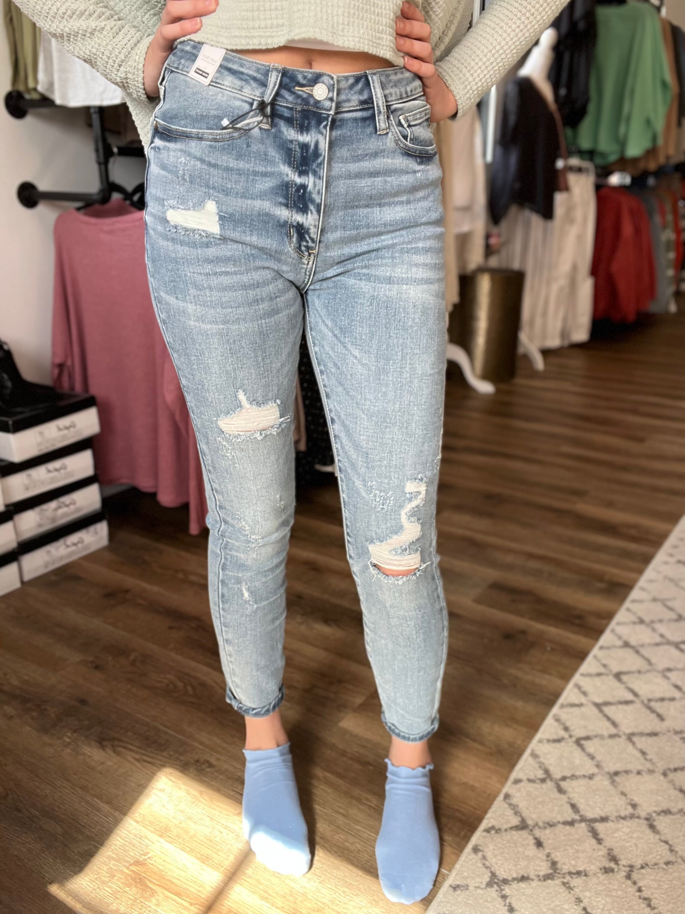 Shop Avery High Rise Skinny Jeans | Judy Blue-Denim at Ruby Joy Boutique, a Women's Clothing Store in Pickerington, Ohio
