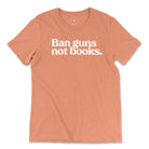 Shop Ban Guns Not Books Classic Tee | Kind Cotton-Orange at Ruby Joy Boutique, a Women's Clothing Store in Pickerington, Ohio