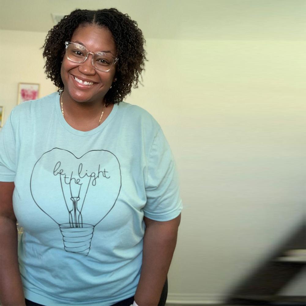 Shop Be The Light Classic Tee | Kind Cotton- at Ruby Joy Boutique, a Women's Clothing Store in Pickerington, Ohio