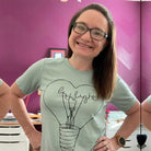 Shop Be The Light Classic Tee | Kind Cotton- at Ruby Joy Boutique, a Women's Clothing Store in Pickerington, Ohio