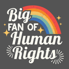 Shop Big Fan of Human Rights Custom Graphic Tee- at Ruby Joy Boutique, a Women's Clothing Store in Pickerington, Ohio